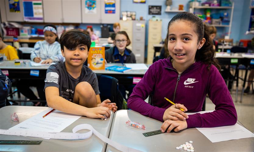 Students in a classroom
